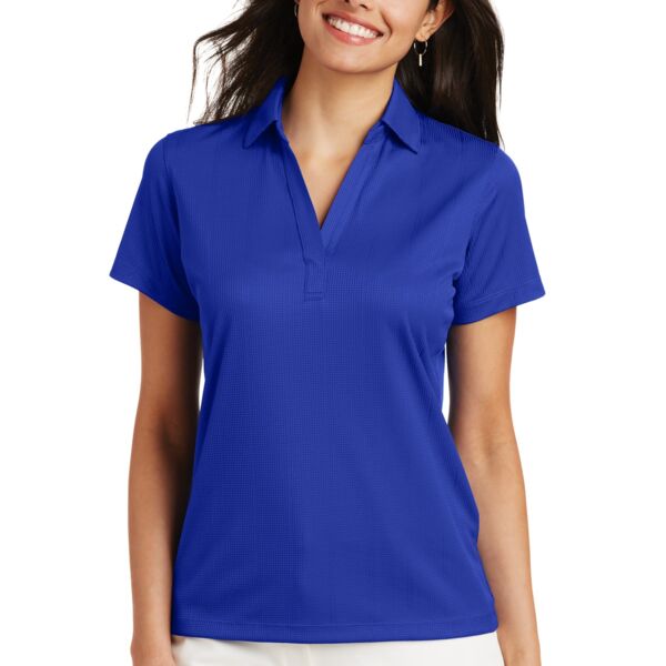 Ladies Performance Fine Jacquard Polo Thumbnail